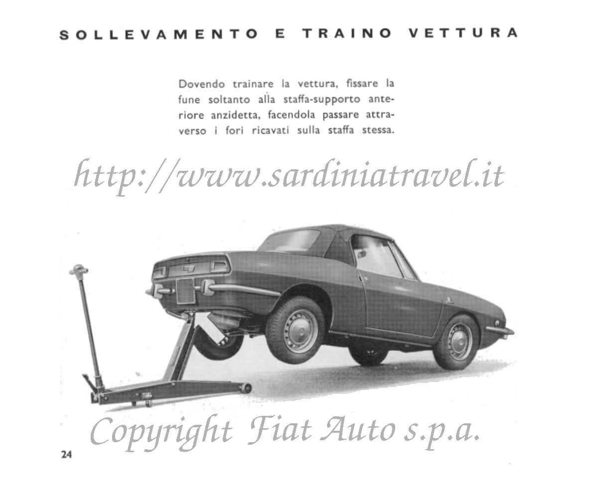 Sollevamento e traino della Fiat Sport 850 Spider (2)